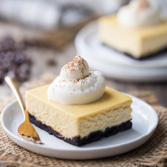 White Russian Cheesecake Bars