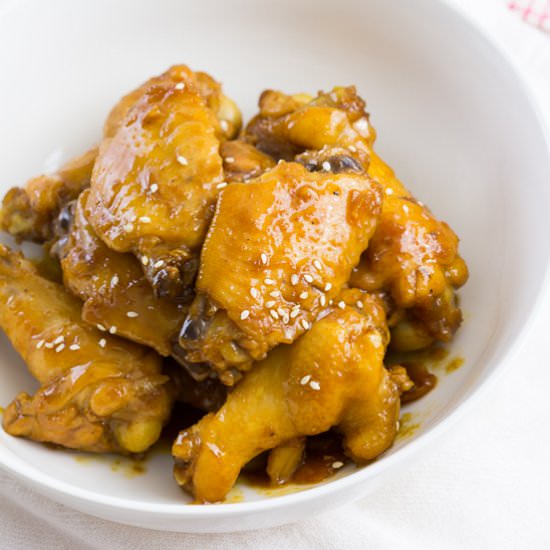 Orange Chicken Wings