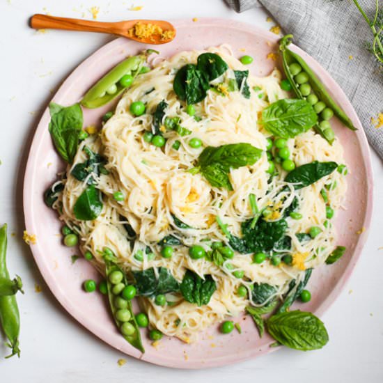Creamy Vegan Lemon Pasta