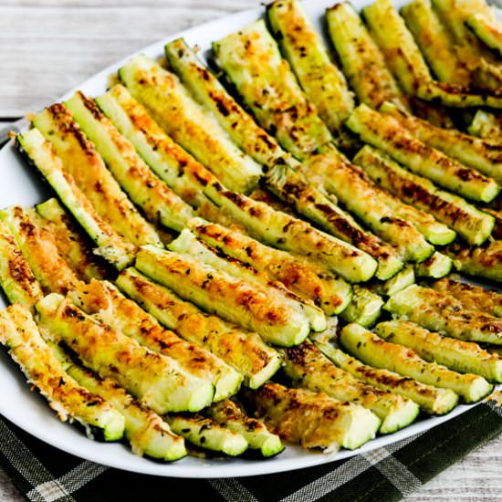 Parmesan Encrusted Zucchini