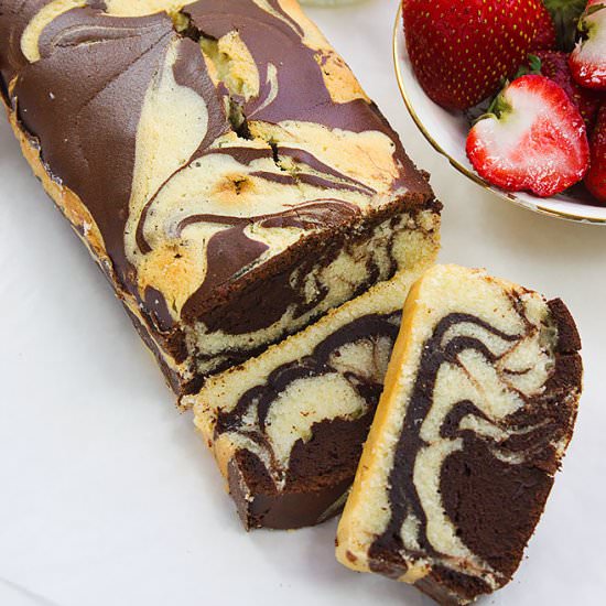 Marble Pound Cake Recipe