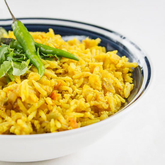 Khichdi Rice Lentil vegetarian dish