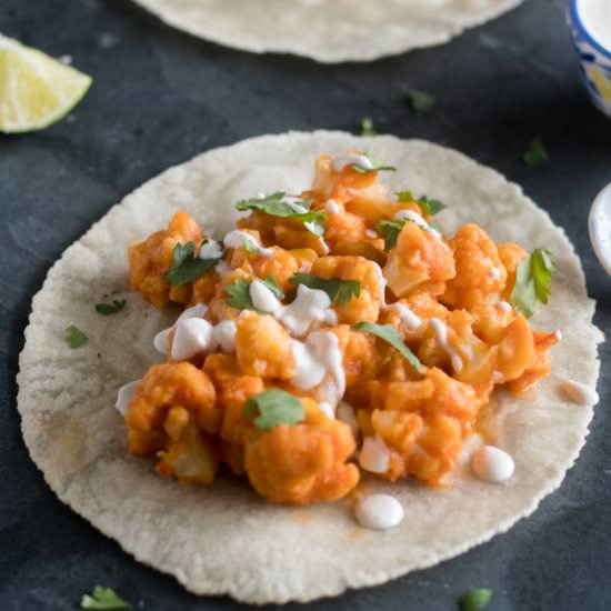 Cauliflower and White Bean Tacos