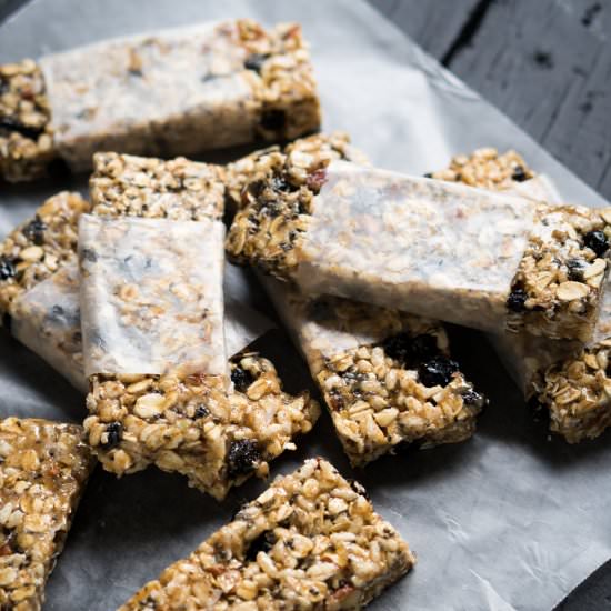 Gluten Free Blueberry Granola Bars