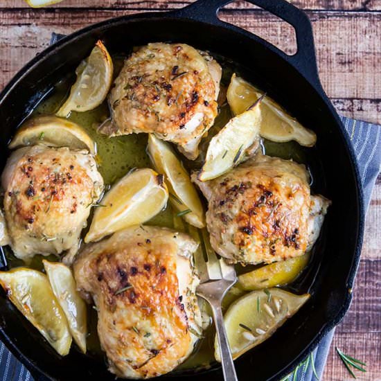 Crispy Lemon Rosemary Chicken