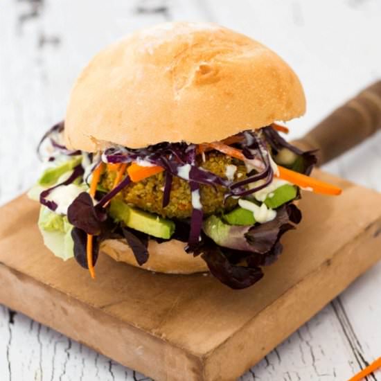 Cauliflower and Quinoa Burger