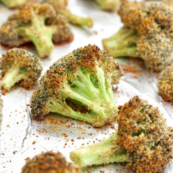 Crispy Oven-Fried Broccoli