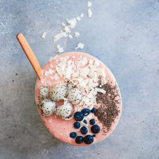 Tart Cherry Coconut Smoothie Bowl