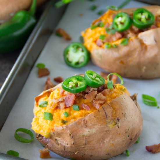 JALAPENO MASHED SWEET POTATOES