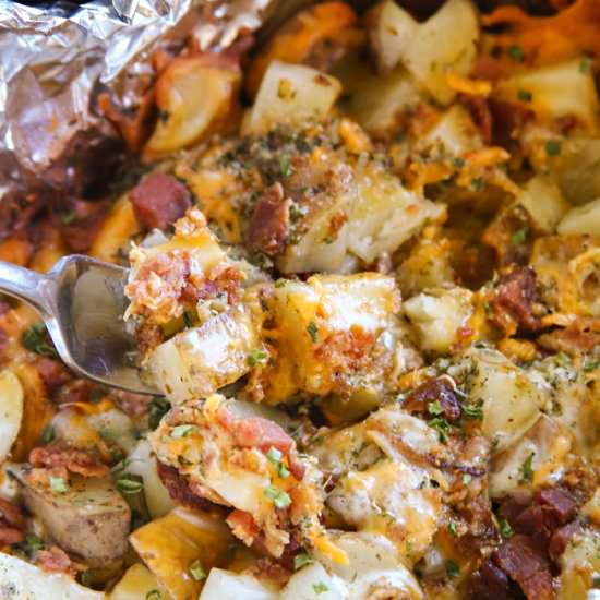 Cheesy Bacon Ranch Potatoes