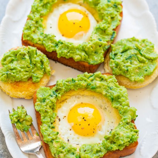Egg-In-A-Hole Avocado Toast