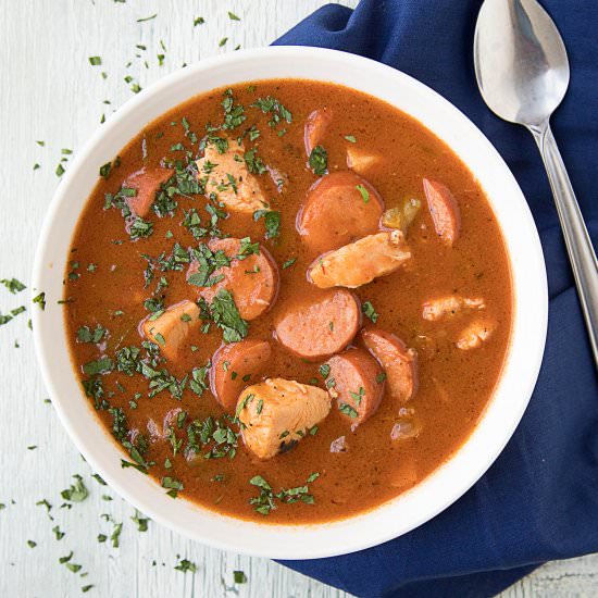 Creole Chicken and Sausage Gumbo
