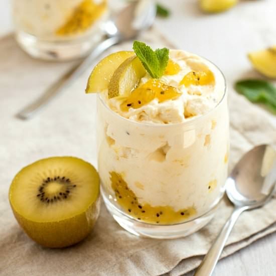 Kiwi Lemon Posset