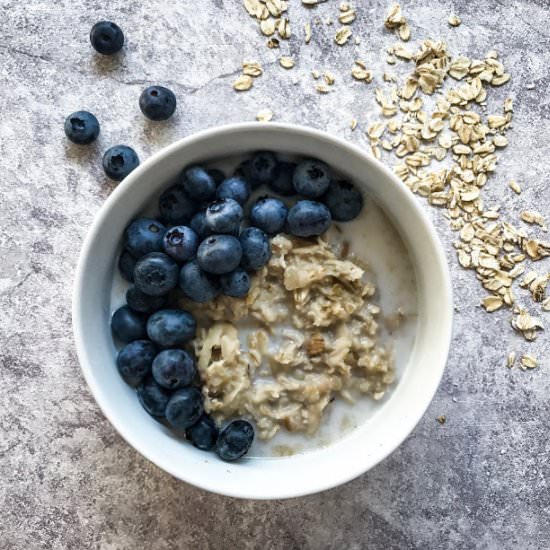 Apple and Blueberry Porridge