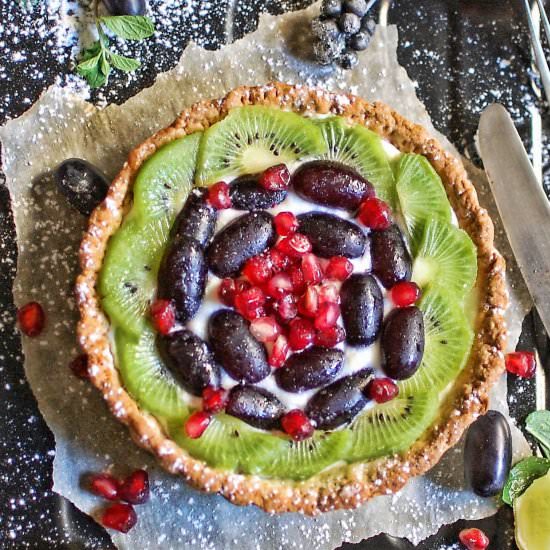 Lemon Fruit Cheesecake Tart