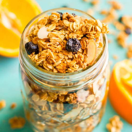 Healthy Citrus Granola