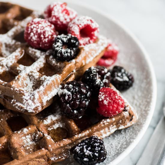 Chili Chocolate Waffles