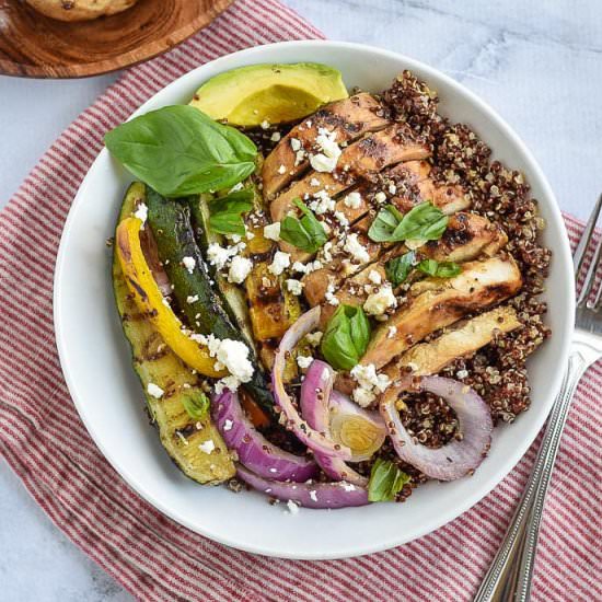 Grilled Chicken Grain Bowl