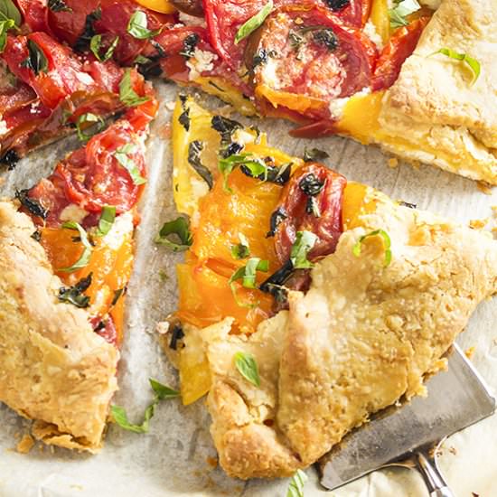Heirloom Tomato Galette