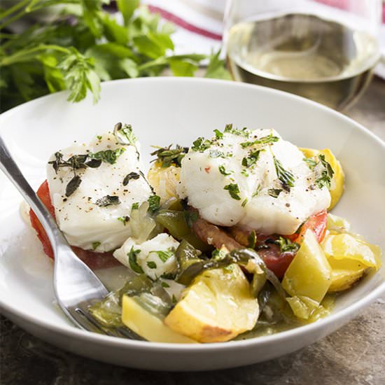 Baked Mediterranean Cod