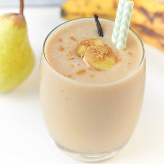 Banana Pear Ginger Smoothie