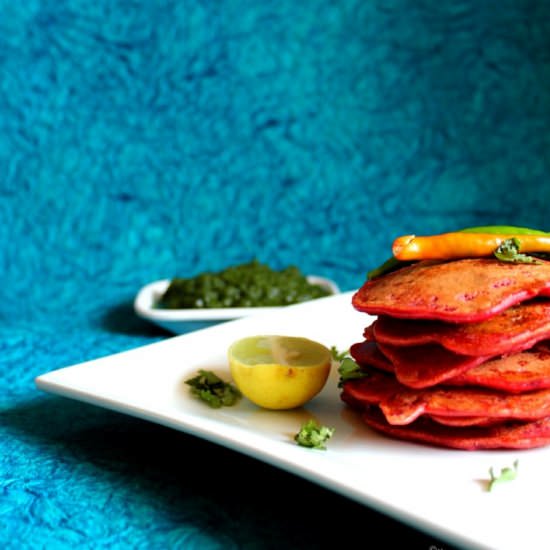 Besan Aur Beetroot Ka Chila