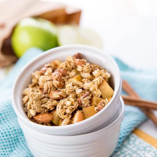 2-Minute Single Serving Apple Crumb