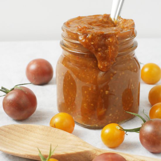 Heirloom Cherry Tomato Balsamic Jam