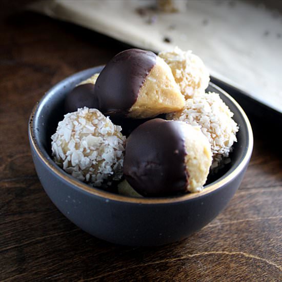 Coconut Tahini Bliss Balls