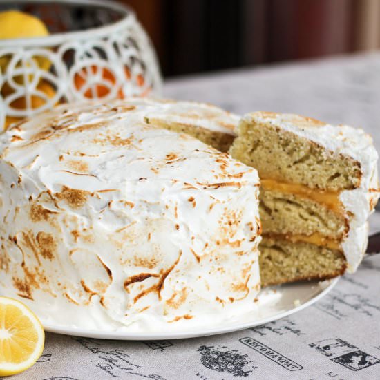 Lemon Meringue Cake