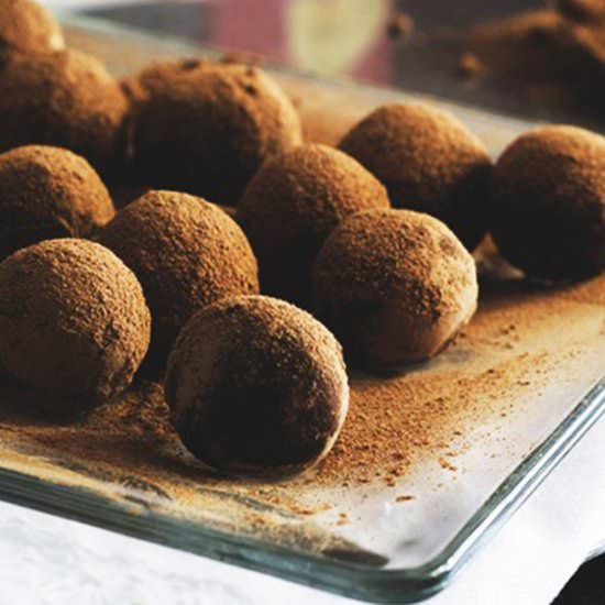 Vegan Tipsy Truffles