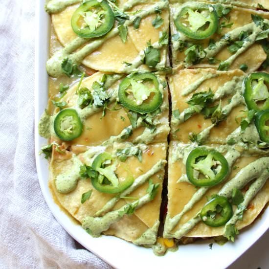 Vegan Enchilada Casserole