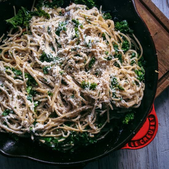 Kale & Ricotta Pasta