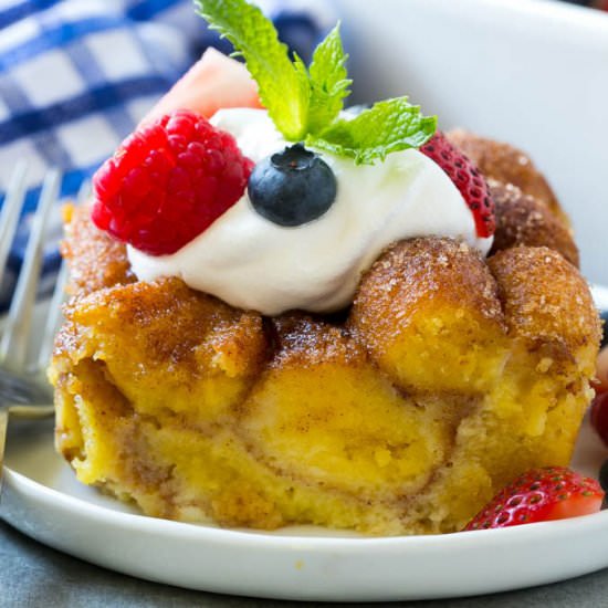 Donut Bread Pudding
