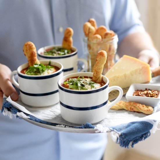 Margherita Pizza Soup