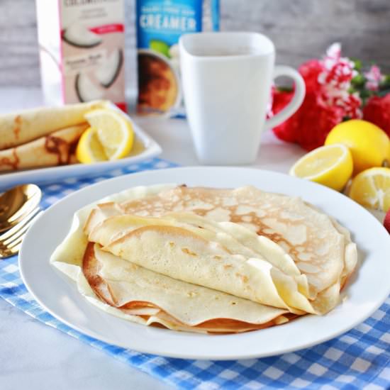 Dairy Free Crepes