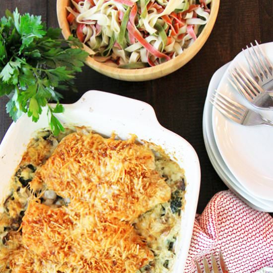Easy One Dish Chicken Florentine