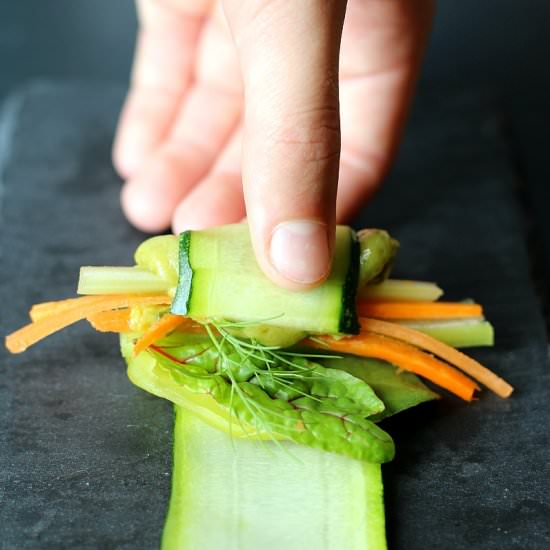 Low Carb Zucchini Roll Ups