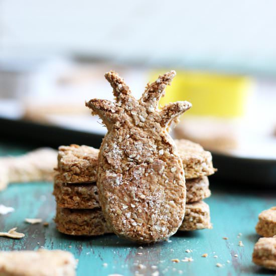 pineapple coconut dog treats