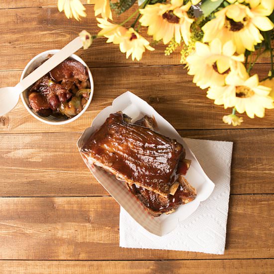 Kansas City Style Slow Cooker Ribs