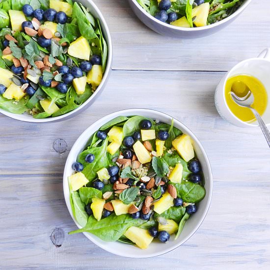 Pineapple blueberry salad