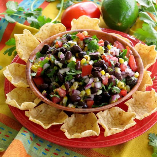 Fresh Corn and Black Bean Salsa