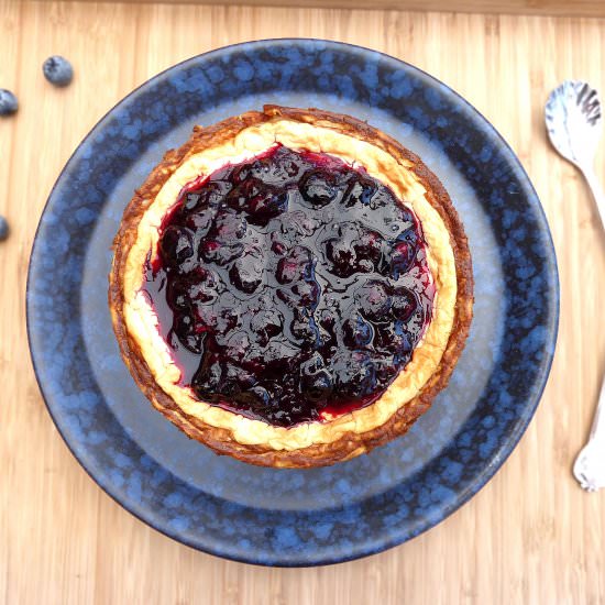 Baked Greek Yoghurt Cheesecake