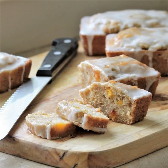 Peach Cobbler Bread (Mini Loaves)