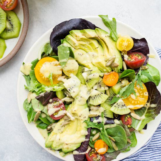 Kiwi Avocado Tomato Salad
