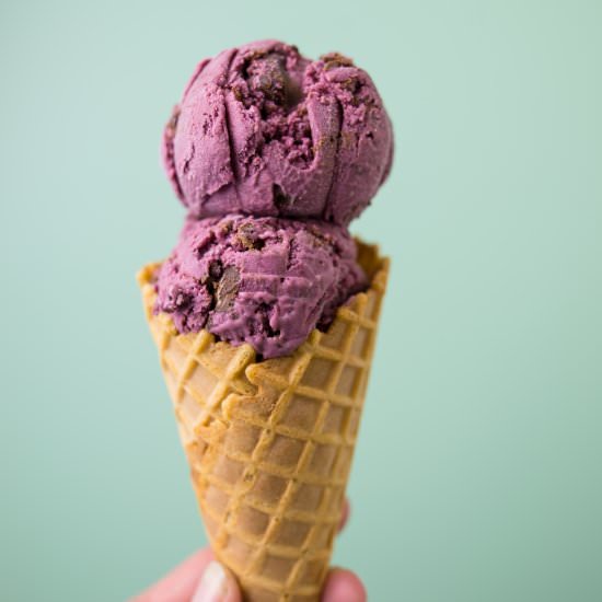 roasted sweet cherry ice cream