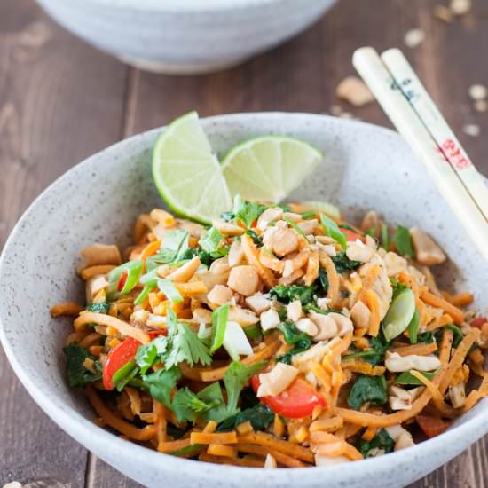 Thai Chicken Noodle Bowls