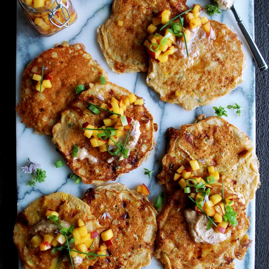 Summer Cornmeal Pancakes