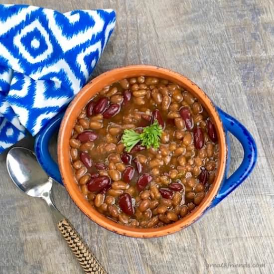 Slow Cooker Texas BBQ Beans