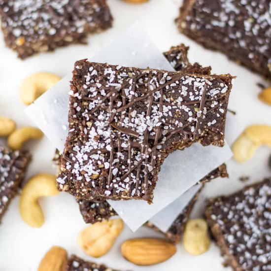 Chocolate Sea Salt Energy Bars